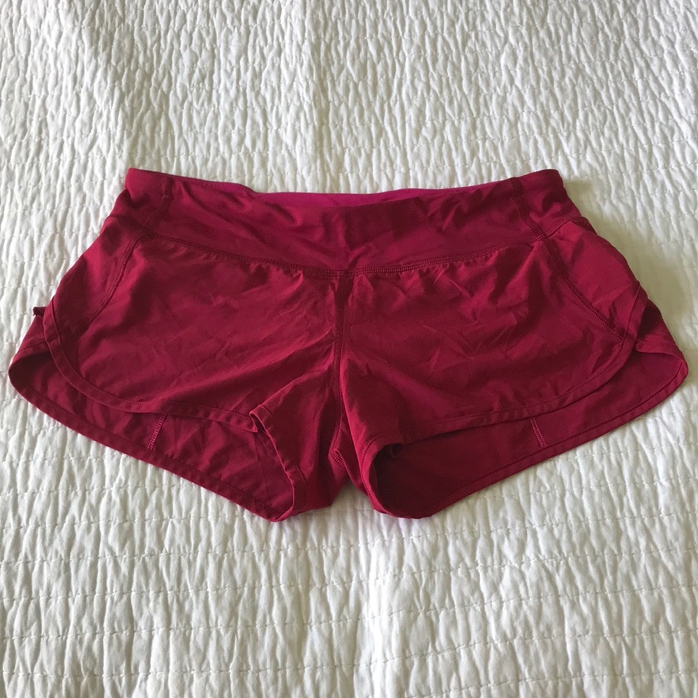 Pink Lululemon Shorts